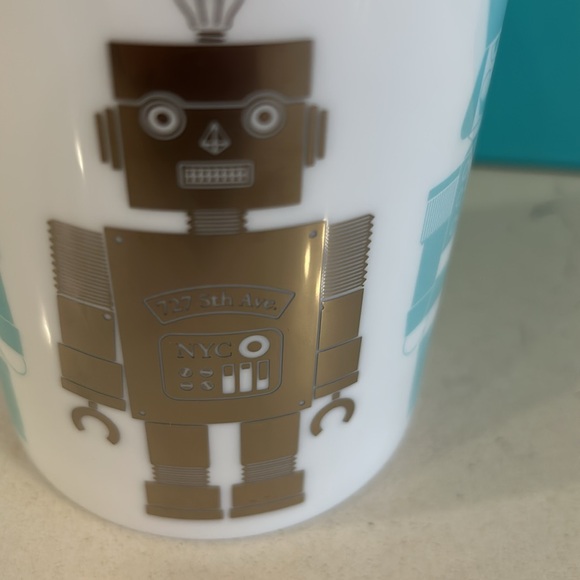 Tiffany & Co holiday robot coffee mug - Picture 2 of 6